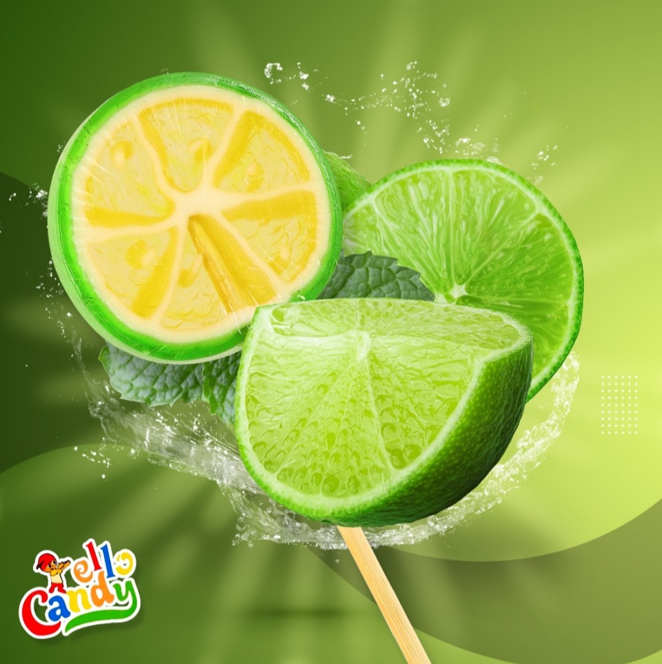 Ello Candy Limon Aromalı Lolipop Şeker – Ferah Meyve Aromalı Şekerleme